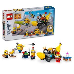 New LEGO Despicable Me 4 Minions and Banana Car Toy 75580 Age 6+